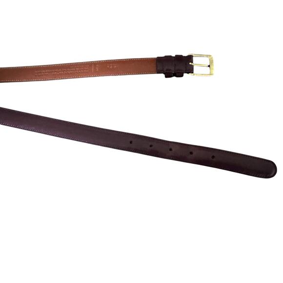 Coach Leather Belt Women’s 5700 Brown in 36” w/ Brass Buckle - Picture 3 of 5